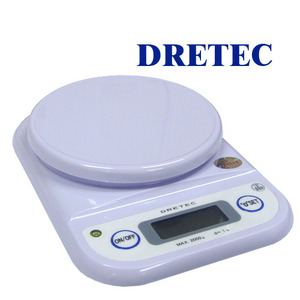 드레텍 디지털 주방저울 KS-502A 2kg/1g 전자저울